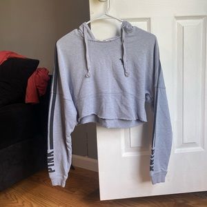 PINK Cropped Hoodie